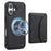 DENIOR D17 For iPhone 16 Case Compatible with MagSafe Card Bag Phone Cover - Black - 1