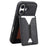 DENIOR D17 For iPhone 16 Plus Case Compatible with MagSafe Card Bag Phone Cover - Black - 3