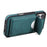 DENIOR D20 For iPhone 16 Plus Case Detachable Card Bag Rotary Kickstand Leather+PC+TPU Cover - Blue - 3