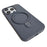 For iPhone 15 Pro Max Case Compatible with MagSafe Silicone Phone Back Cover with Kickstand - Grey - 2