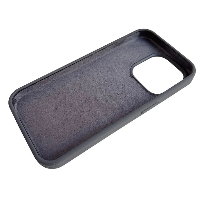 For iPhone 15 Pro Max Case Compatible with MagSafe Silicone Phone Back Cover with Kickstand - Grey - 3