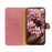 KHAZNEH For Samsung Galaxy A56 5G Wallet Case Cowhide Texture Leather Flip Phone Cover - Pink - 2