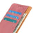 KHAZNEH For Samsung Galaxy A56 5G Wallet Case Cowhide Texture Leather Flip Phone Cover - Pink - 5