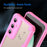 For Samsung Galaxy S24 FE Case PC+TPU Frosted Phone Back Cover - Pink - 7