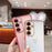 For Samsung Galaxy S24 Case Love Heart Pattern TPU Phone Cover Electroplating Edge - Black - 4