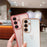 For Samsung Galaxy S24 FE Case Love Heart Pattern TPU Phone Cover Electroplating Edge - Blue - 4