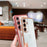 For Samsung Galaxy S24 FE Case Love Heart Pattern TPU Phone Cover Electroplating Edge - Blue - 5