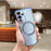 For Samsung Galaxy S25 Magnetic Case Electroplating TPU Phone Cover - Blue - 3