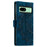 Style 018 For Google Pixel 8a Case Imprinted Totem Skin Feel Wallet Leather Phone Cover - Blue - 7