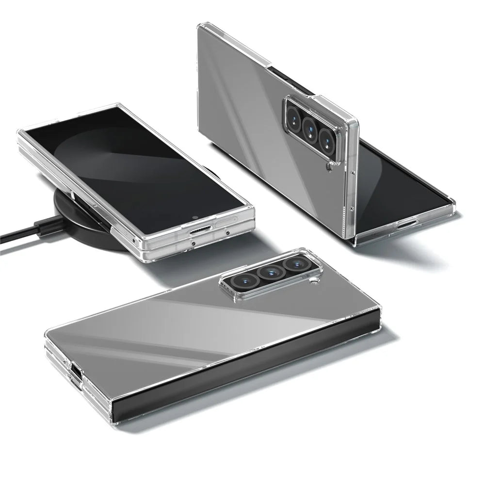 For Samsung Galaxy Z Fold Special Clear Case Anti-Drop Hard PC Phone Cover - 5