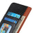 For Samsung Galaxy A56 5G Case Nappa Texture Split Leather Wallet Phone Cover - Black - 5