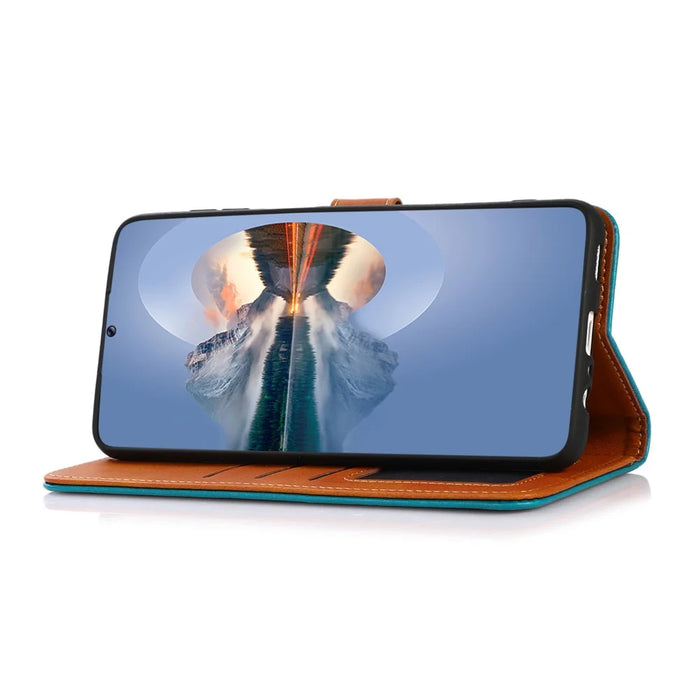 KHAZNEH For Samsung Galaxy A56 5G Wallet Phone Case Stand Leather Flip Cover - Black - 3
