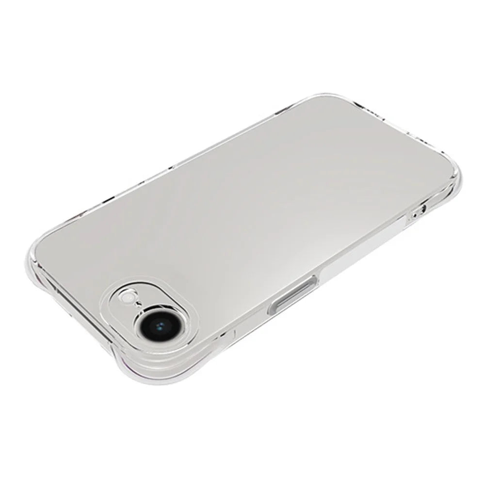 For iPhone 17e / 16e TPU Phone Case Non-Slip Transparent Mobile Phone Cover - 3