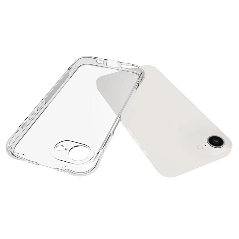 For iPhone 17e / 16e TPU Phone Case Non-Slip Transparent Mobile Phone Cover - 4