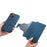 CASENEO MW-03 For iPhone 14 Case with Detachable Wallet Leather+TPU Phone Cover - Dark Blue - 5