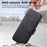 CASENEO MW-03 For Samsung Galaxy A54 5G Case with Detachable Wallet Leather+TPU Phone Cover - Black - 5