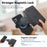 CASENEO MW-03 For Samsung Galaxy A54 5G Case with Detachable Wallet Leather+TPU Phone Cover - Black - 7