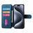 CASENEO MW-03 For iPhone 14 Pro Max Case with Detachable Wallet Leather+TPU Phone Cover - Dark Blue - 2