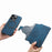 CASENEO MW-03 For iPhone 14 Pro Max Case with Detachable Wallet Leather+TPU Phone Cover - Dark Blue - 4