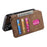 CASENEO MW-03 For iPhone 14 Plus Case with Detachable Wallet Leather+TPU Phone Cover - Brown - 4