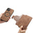 CASENEO MW-03 For iPhone 14 Plus Case with Detachable Wallet Leather+TPU Phone Cover - Brown - 5
