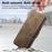 CASENEO MW-03 For iPhone 14 Plus Case with Detachable Wallet Leather+TPU Phone Cover - Brown - 6