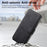 CASENEO MW-03 For iPhone 15 Plus Case with Detachable Wallet Leather+TPU Phone Cover - Black - 6