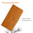 For Samsung Galaxy A26 5G Case Line Pattern Wallet Leather Phone Cover - Yellow - 5
