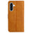 For Samsung Galaxy A26 5G Case Line Pattern Wallet Leather Phone Cover - Yellow - 7