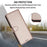 For Samsung Galaxy A26 5G Wallet Phone Case Leather Stand Cover with Strap - Rose Gold - 4