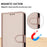 For Samsung Galaxy A26 5G Wallet Phone Case Leather Stand Cover with Strap - Rose Gold - 5
