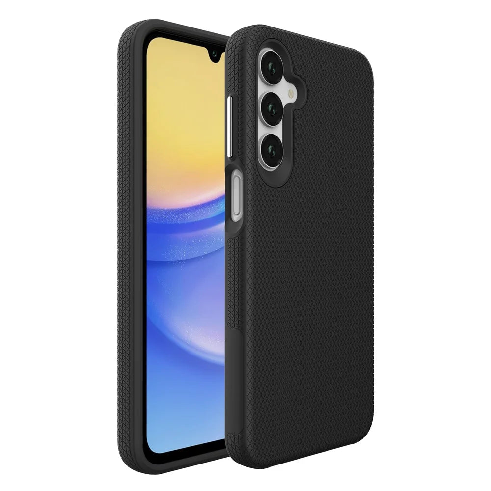 For Samsung Galaxy A37 5G / A27 5G / A36 5G / A56 5G Case TPU+PC Four Corner Anti-Drop Phone Cover - Black - 2