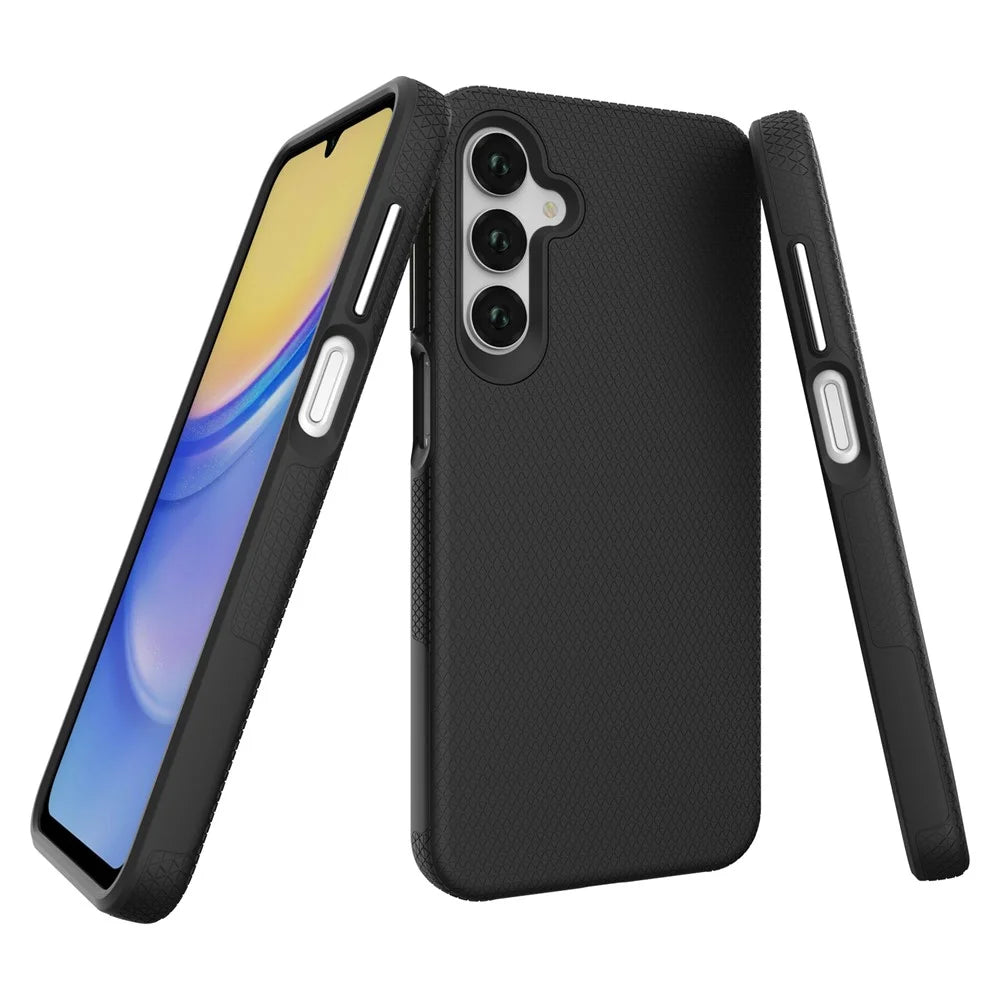 For Samsung Galaxy A37 5G / A27 5G / A36 5G / A56 5G Case TPU+PC Four Corner Anti-Drop Phone Cover - Black - 3