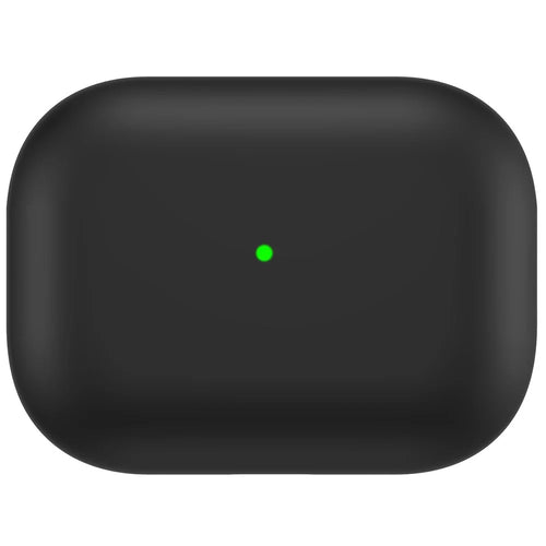 ENKAY HAT PRINCE Silicone Case for Apple AirPods Pro 2, Bluetooth-compatible Earbuds Drop-proof Ultra Thin Protective Cover - Black - 1