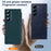 Phone Case for Samsung Galaxy Z Fold Special Hinge PC Cover with Stylus - Green - 5