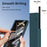 Phone Case for Samsung Galaxy Z Fold Special Hinge PC Cover with Stylus - Green - 6