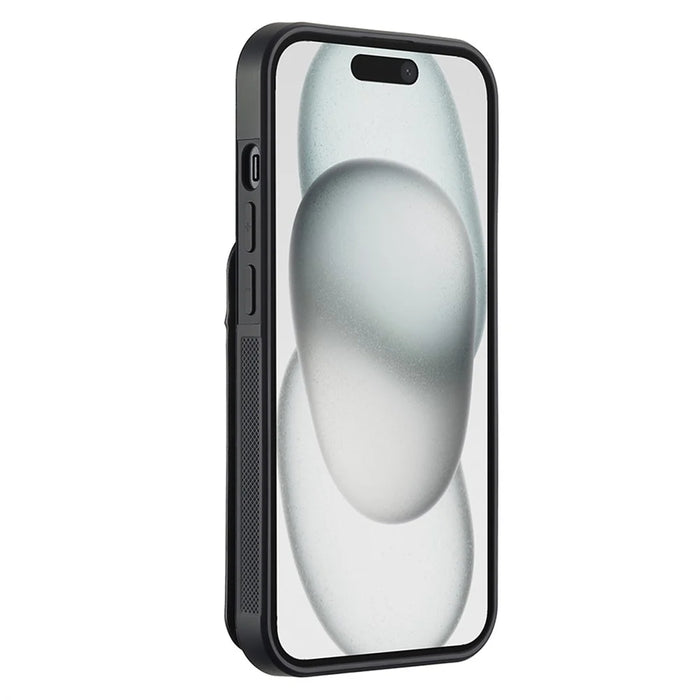 LC.IMEEKE L3 For iPhone 13 mini Magnetic Case Detachable Card Holder Leather TPU Mobile Cover - Black - 3