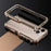 For iPhone 15 Pro Max Bumper Case Aluminum Alloy Metal Frame Phone Cover - Gold - 2