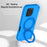 For iPhone 16 Pro EVA Phone Case Compatible with MagSafe Kickstand Protective Cover - Blue - 2