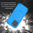 For iPhone 16 Pro EVA Phone Case Compatible with MagSafe Kickstand Protective Cover - Blue - 3