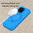 For iPhone 16 Pro EVA Phone Case Compatible with MagSafe Kickstand Protective Cover - Blue - 5
