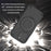 For iPhone 16 Pro Max EVA Phone Case Compatible with MagSafe Kickstand Protective Cover - Black - 3