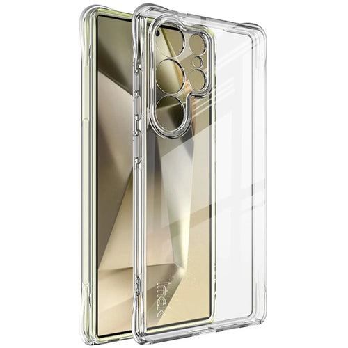 IMAK For Samsung Galaxy S25 Ultra Case TPU Phone Cover Airbag Shockproof Protection - Transparent - 1