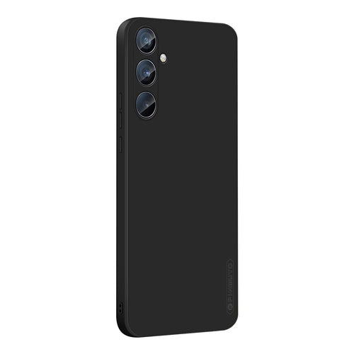 PINWUYO For Samsung Galaxy A56 5G Phone Case  Soft Matte TPU Mobile Back Cover - Black - 1