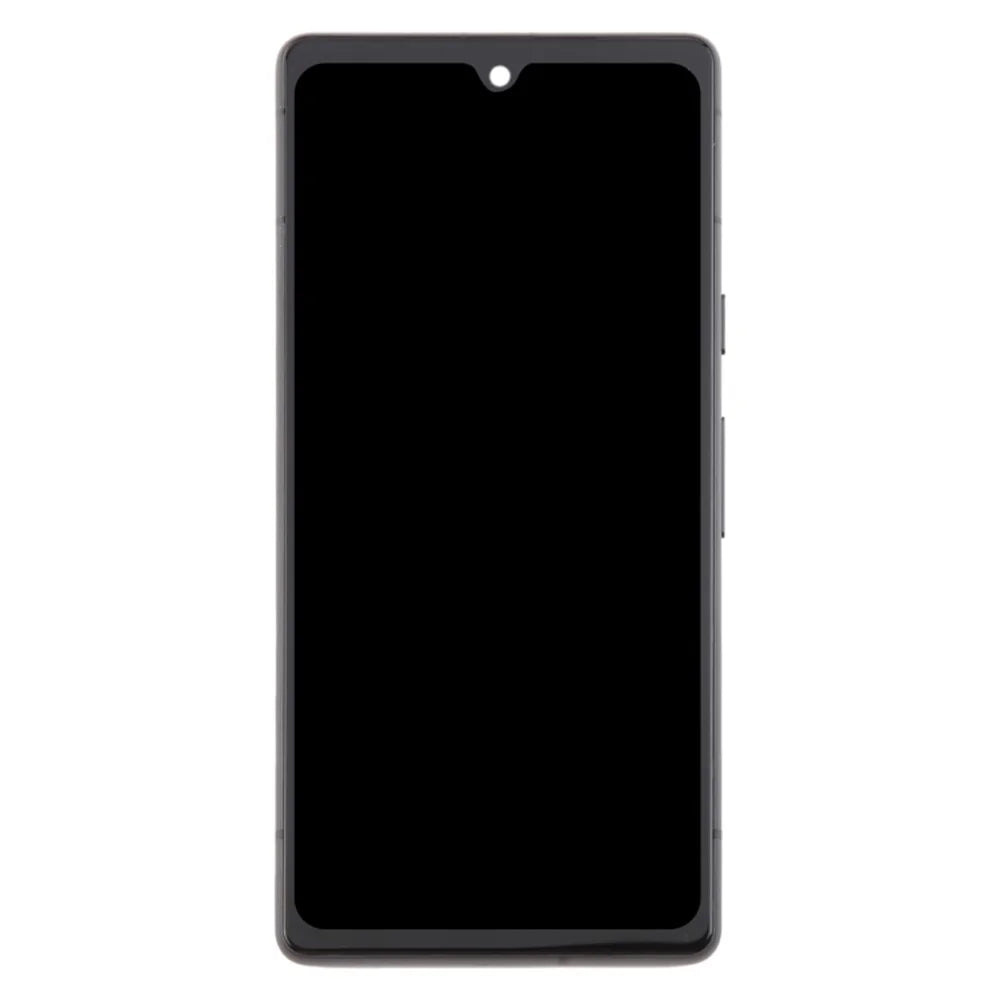 For Google Pixel 7a G82U8 Grade C OLED Screen and Digitizer Assembly + Frame (Without Logo) - Black - 2
