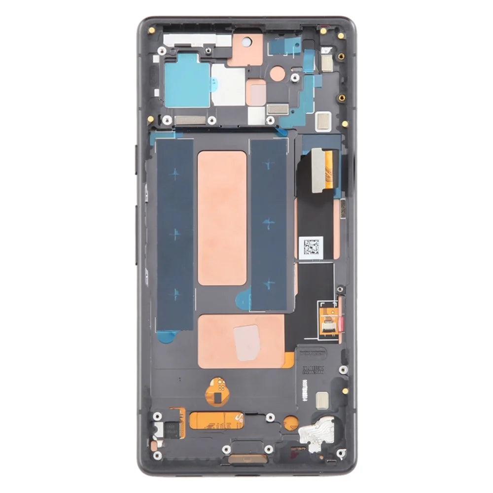 For Google Pixel 7a G82U8 Grade C OLED Screen and Digitizer Assembly + Frame (Without Logo) - Black - 3