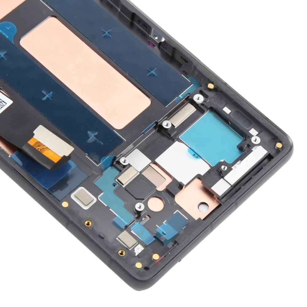 For Google Pixel 7a G82U8 Grade C OLED Screen and Digitizer Assembly + Frame (Without Logo) - Black - 5