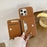 For iPhone 15 Pro Case Card Slots Kickstand PU Leather + PET Phone Cover with Wrist Strap - Dark Brown - 3