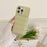 For iPhone 15 Pro Max Case Card Slots Kickstand PU Leather + PET Phone Cover with Wrist Strap - Green - 5