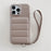 For iPhone 16 Pro Case Card Slots Kickstand PU Leather + PET Phone Cover with Wrist Strap - Grey - 2